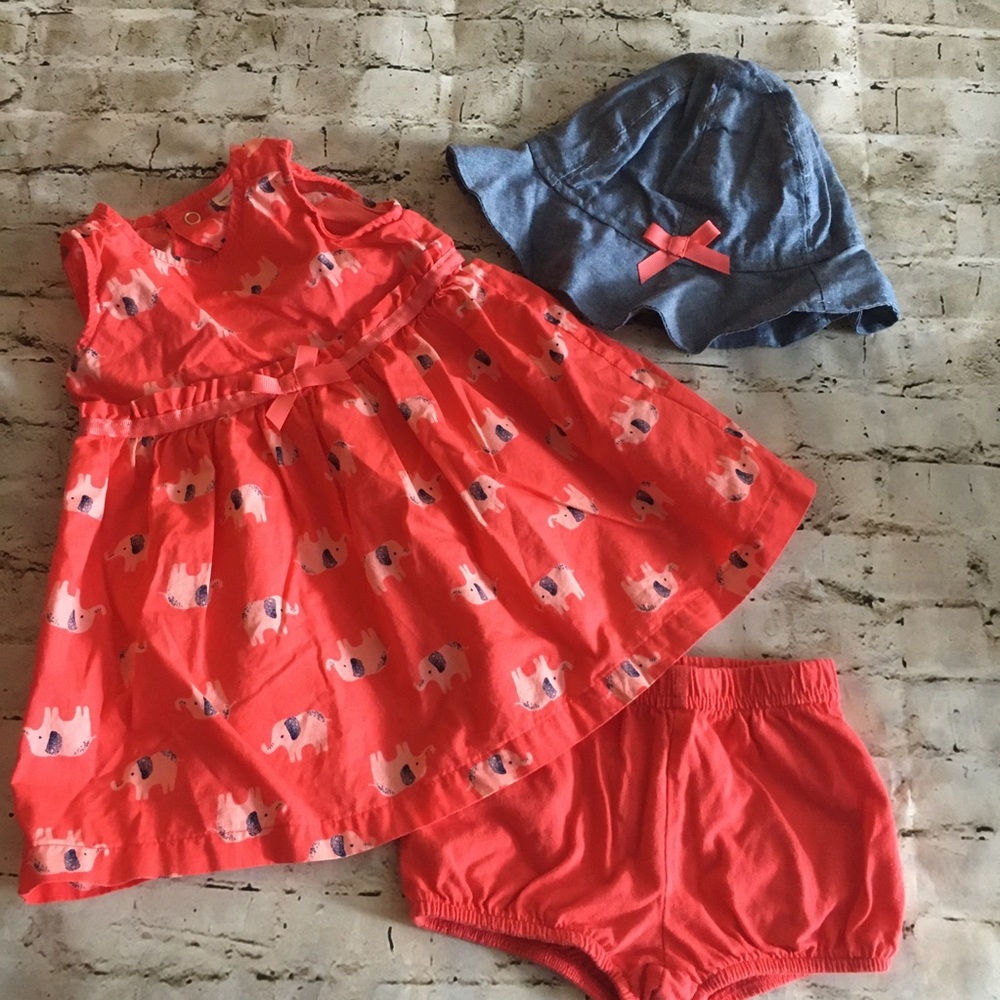 6 month girl Carter’s dress set